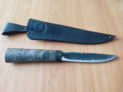 Средний якутский нож "Хоҥор" с откованным долом