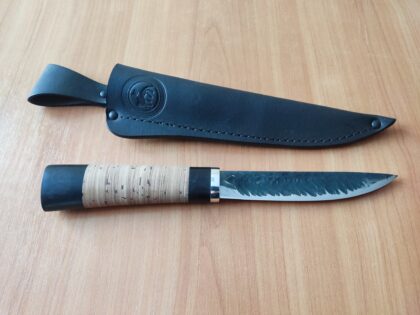 Средний якутский нож "Бастыҥ" с откованным долом